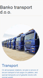 Mobile Screenshot of banko-transport.hr